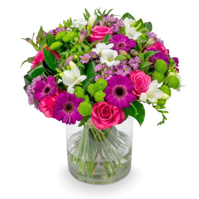 Bouquet of pink flowers